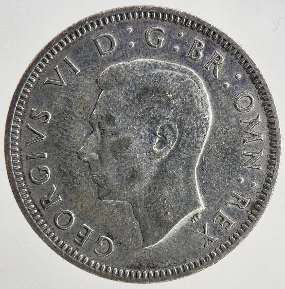1942 George VI British Shilling Silver Coin | Fine Collectable Grade | a6959