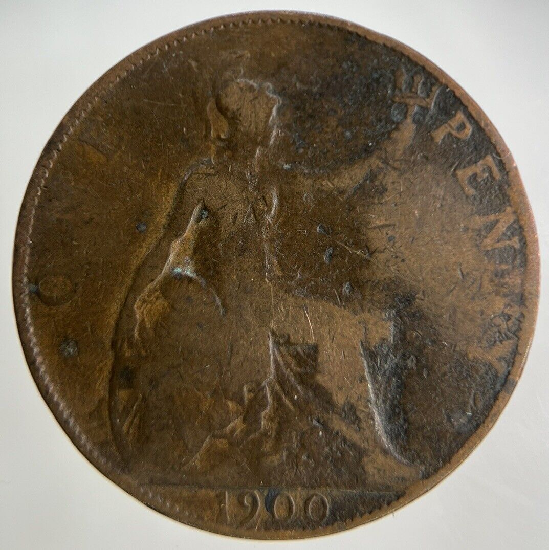 1900 Victoria One Penny Coin | Collectable Grade