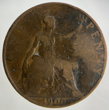 1900 Victoria One Penny Coin | Collectable Grade