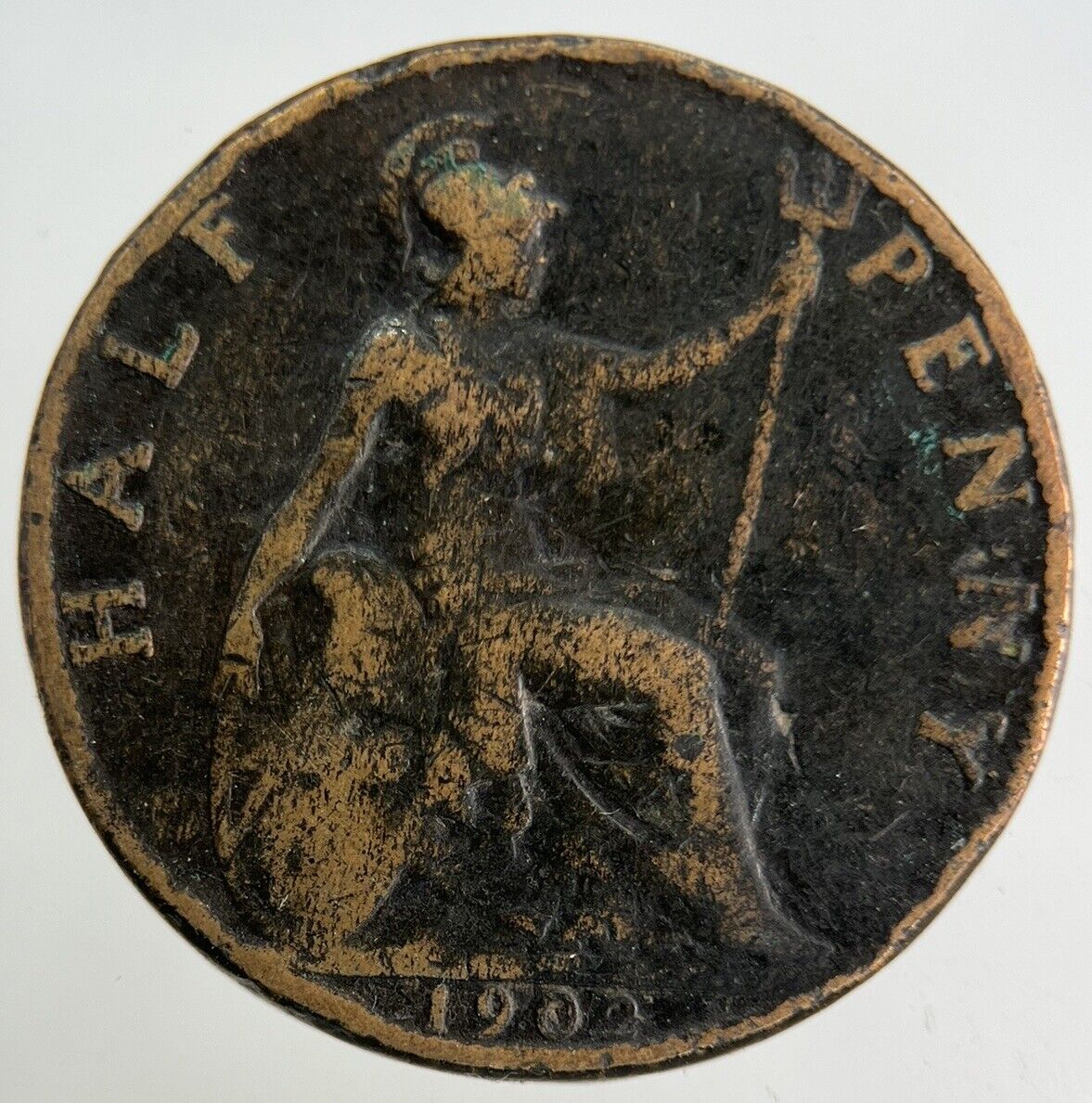 1902 Edward VII Half-Penny Coin | Collectable Grade