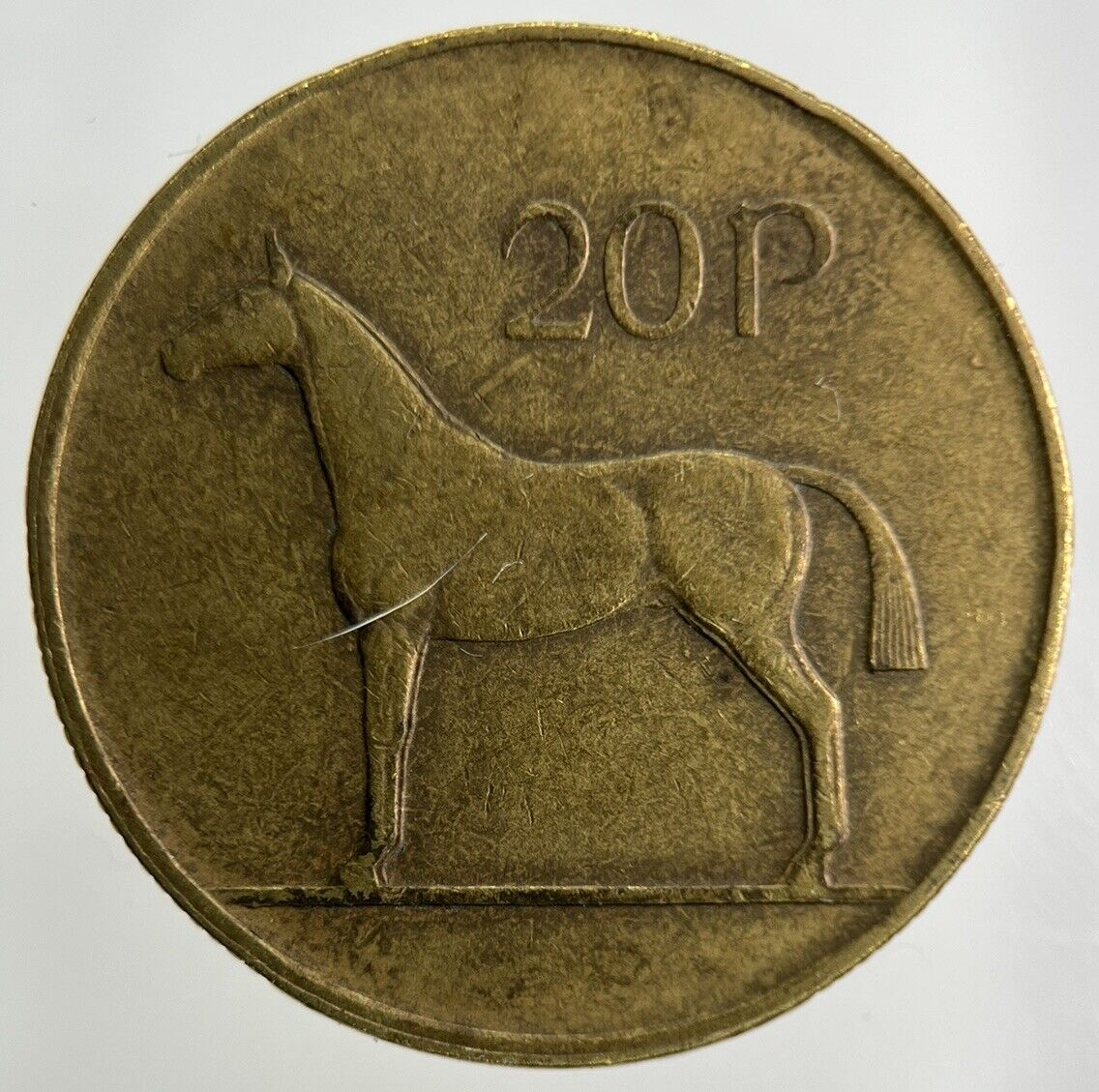 1986 Irish 20p Twenty-Pence Coin | Fine Collectable Grade