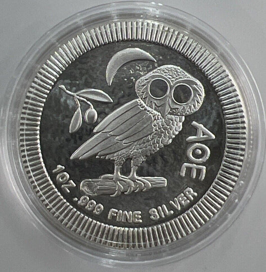 2019 NZ AOE Owl New Zealand Mint | 1oz Silver Coin | Comes In Capsule