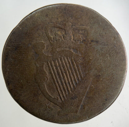 1776 Irish Half-Penny Coin | Fair Grade