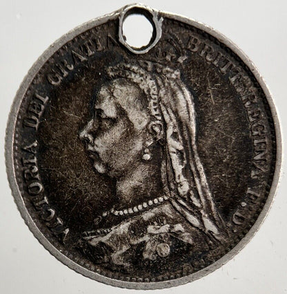 1887 Victoria Sixpence Silver Coin | Very High Grade | a5353