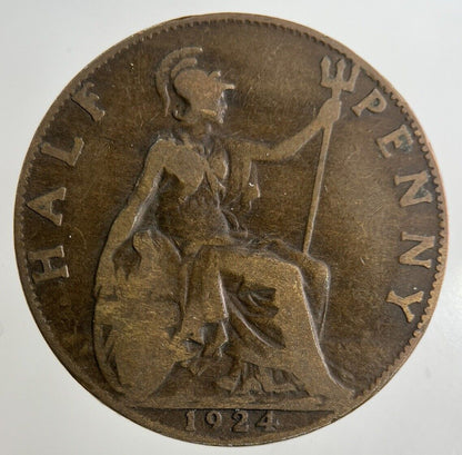1924 George V Half-Penny Coin | Collectable Grade