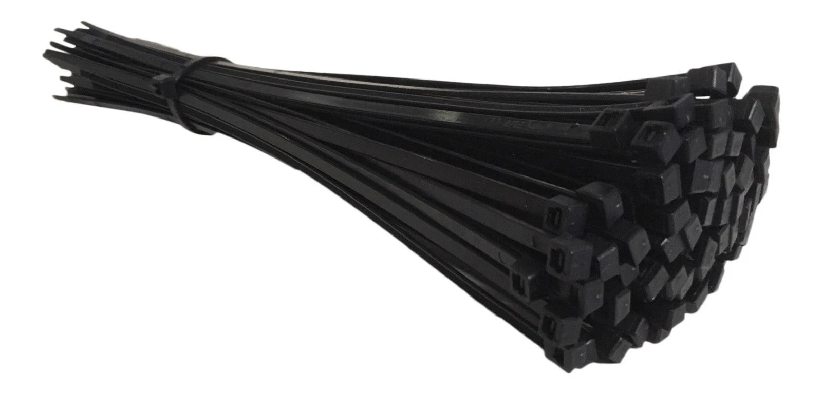 250mm x 4.6mm Black Cable Ties Zip - Ties Tie Wraps Small Short Long Heavy Duty