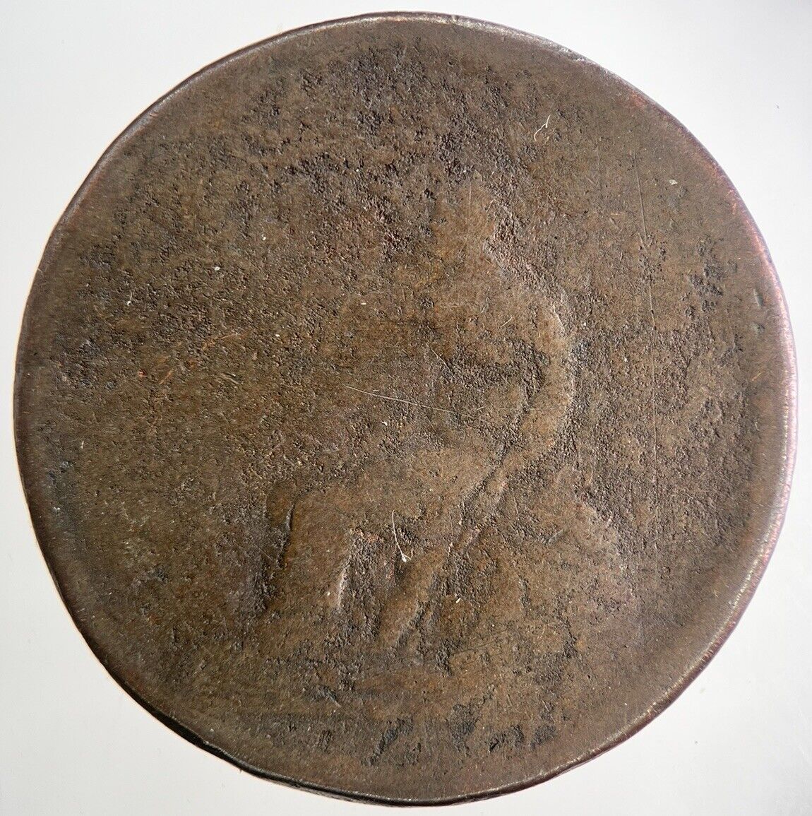 British George III 3rd One Penny Coin | Worn Grade | a9583