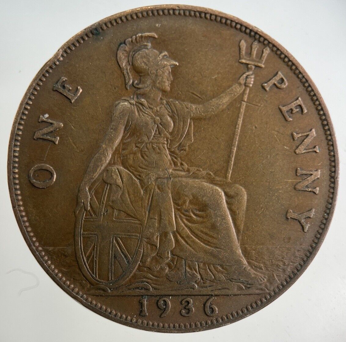 1936 George V One Penny Coin | Fine Collectable Grade