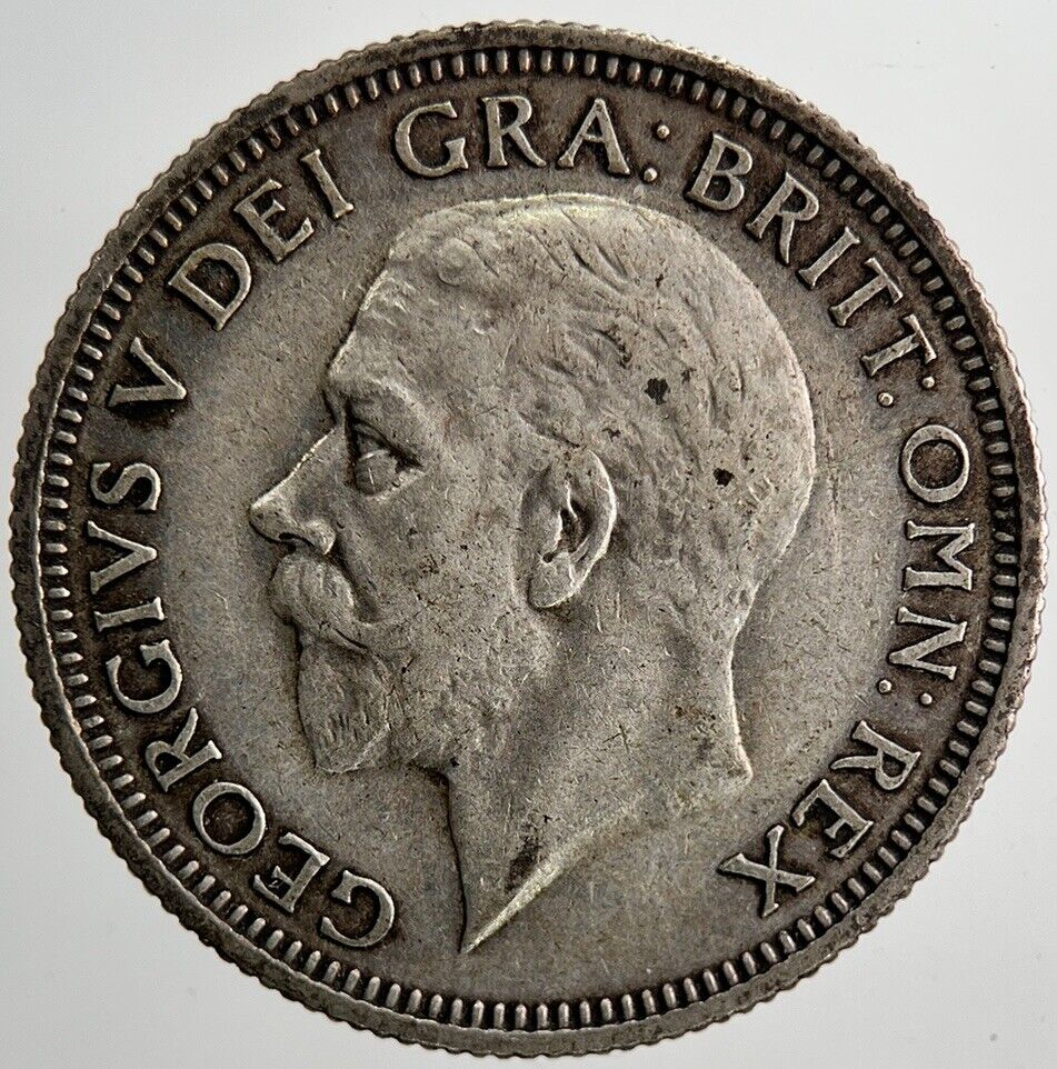 1927 George V Shilling British Silver Coin | Fine Collectable Grade | a6410