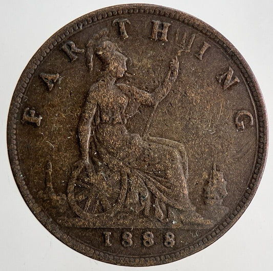 1888 Victoria Farthing Coin | Fine Collectable Grade | a6792
