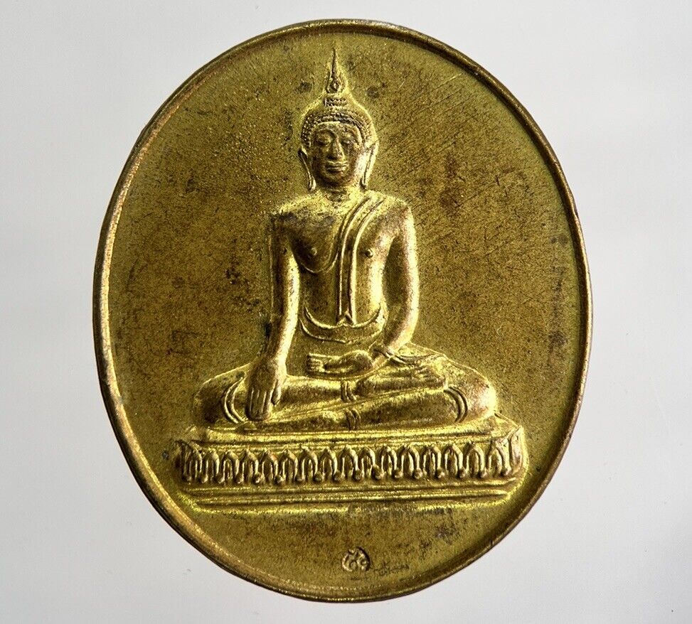 Thai Old Buddha Coin Token Charm | Height 3cm | Collectable Grade | a1781