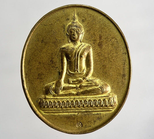 Thai Old Buddha Coin Token Charm | Height 3cm | Collectable Grade | a1781