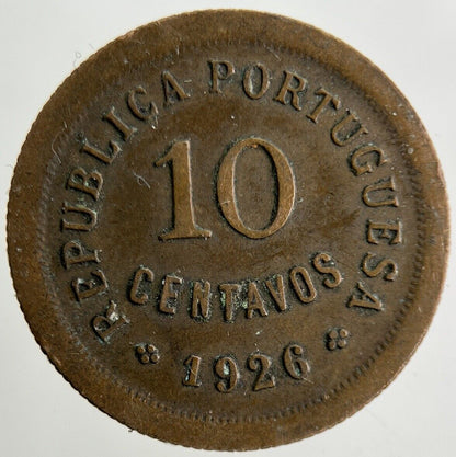 1926 Portugal 10 Centavos Coin | Fine Collectable Grade