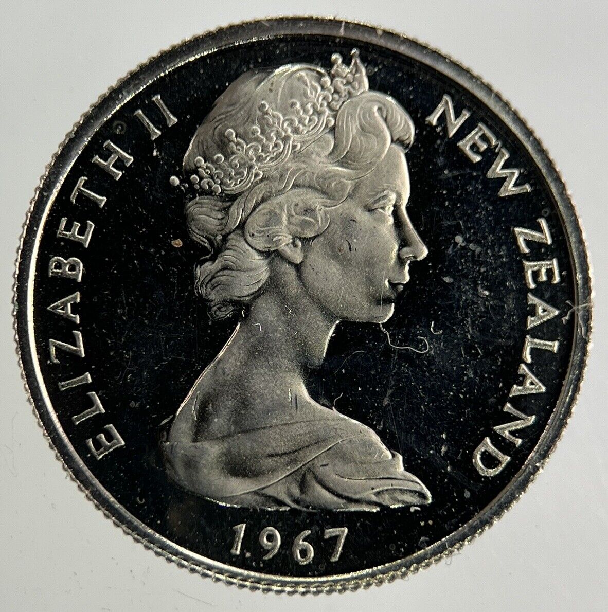 1967 New Zealand Proof 5 Cents Coin | Very High Grade