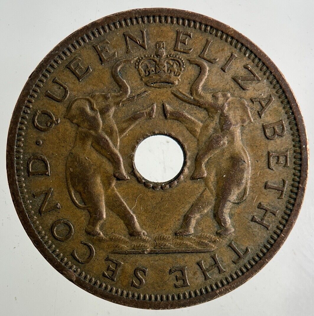 1962 Africa Rhodesia One Penny Coin | Fine Collectable Grade