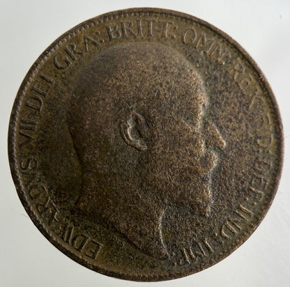 1906 Edward VII Half-Penny Coin | Fine Collectable Grade