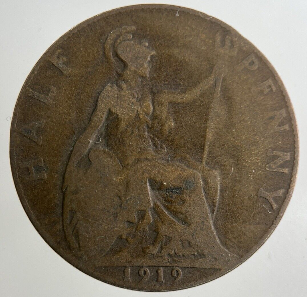 1919 George V Half-Penny Coin | Collectable Grade