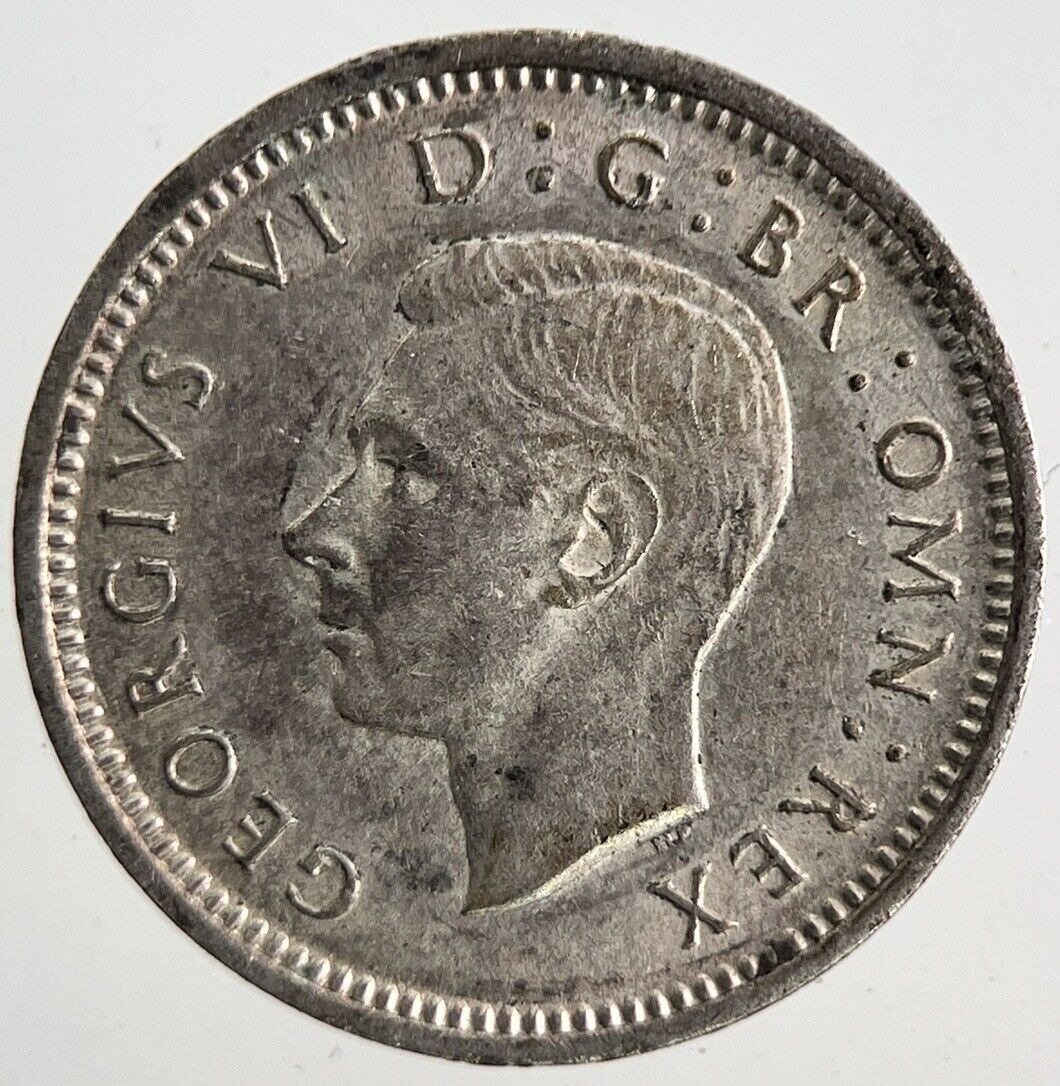 1943 George VI Threepence Silver Coin | Very High Grade | a9827