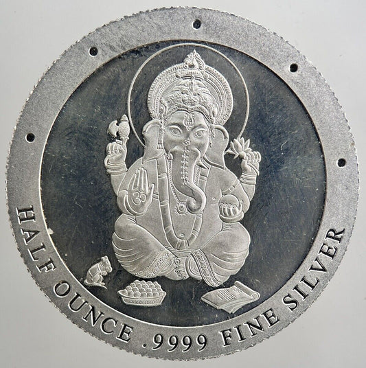 Baird & Co India Hindu Buddha 1/2 Half Oz Silver Coin | Very High Grade