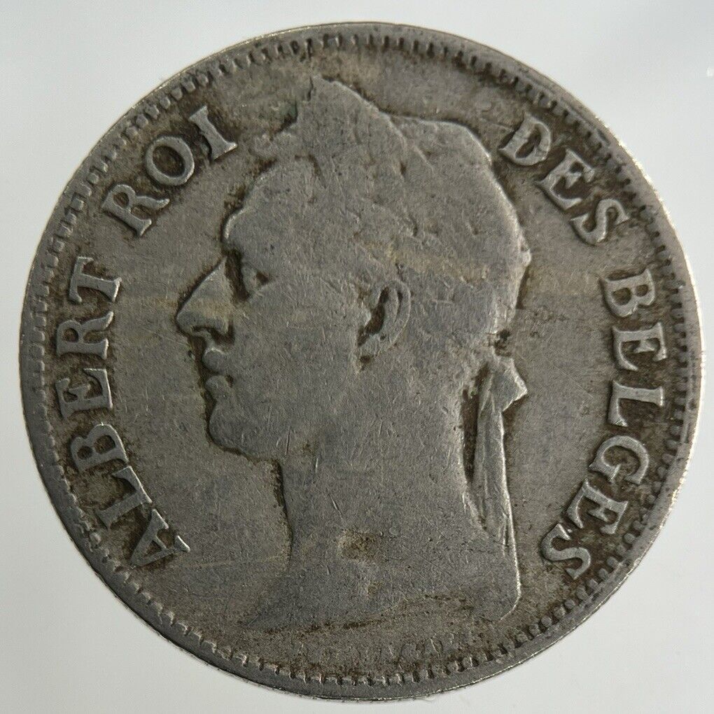 1923 Belgium Africa Congo 50 Centimes Coin | Collectable Grade