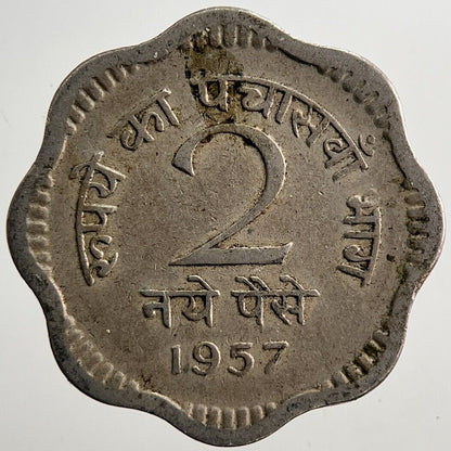 1957 India 2 Paise Coin | Collectable Grade