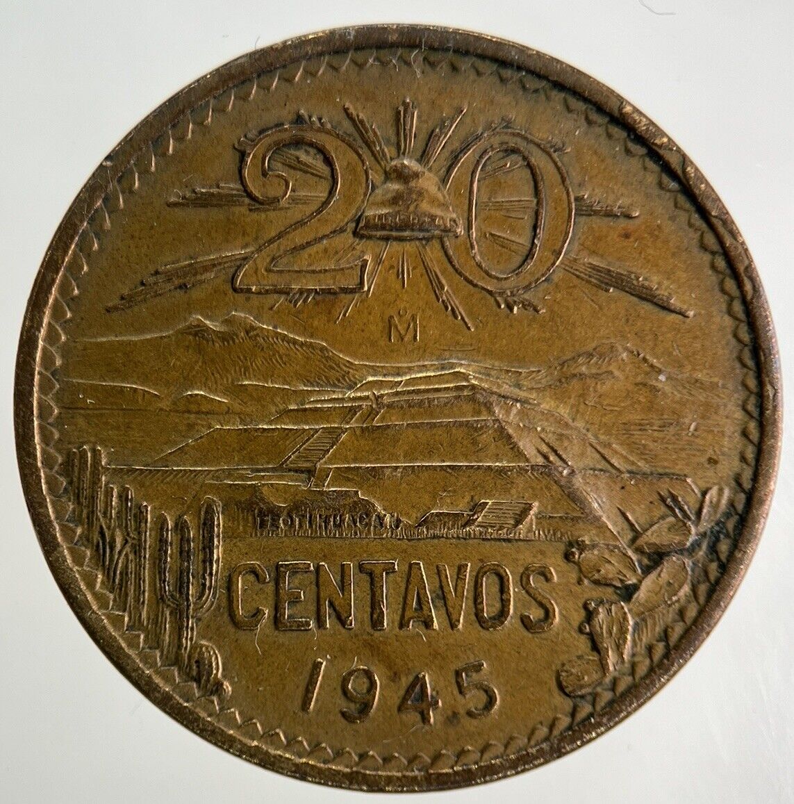 1945 Mexico 20 Centavos Coin | Very High Grade