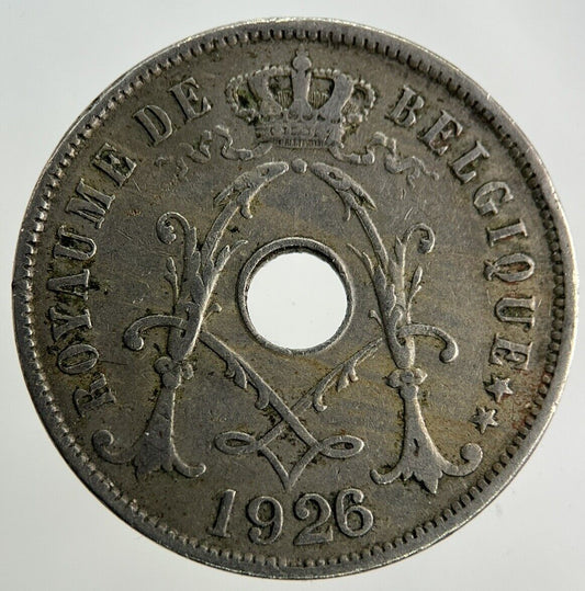 1926 Belgium 25 Centimes Coin | Fine Collectable Grade