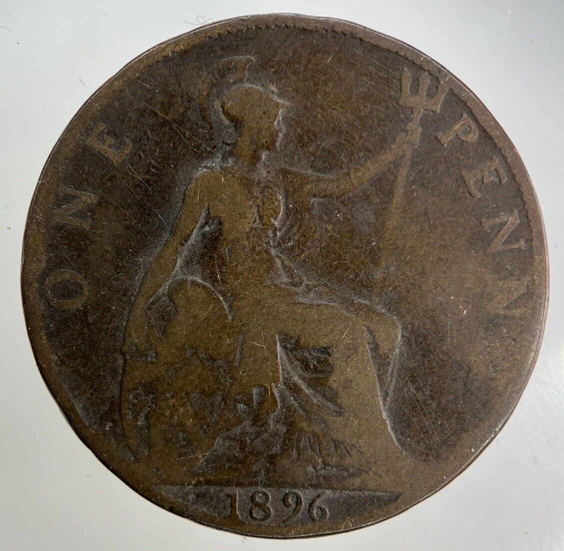 1896 Victoria One Penny Coin | Collectable Grade