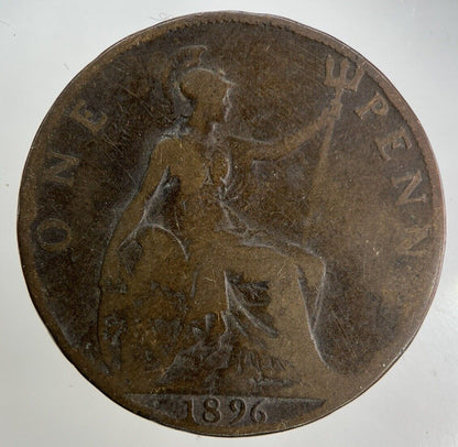1896 Victoria One Penny Coin | Collectable Grade