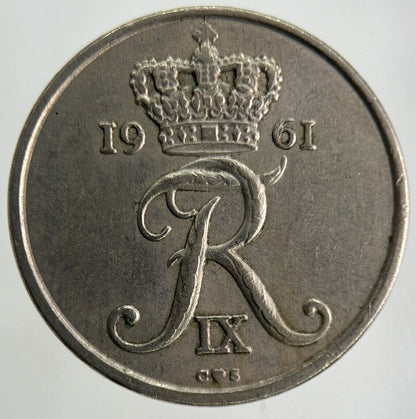 1961 Denmark 25 Ore Coin | Fine Collectable Grade
