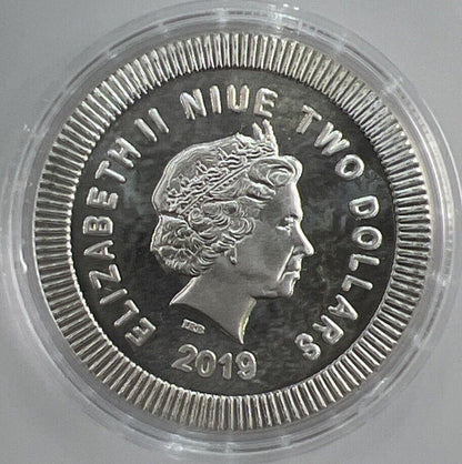 2019 NZ AOE Owl New Zealand Mint | 1oz Silver Coin | Comes In Capsule