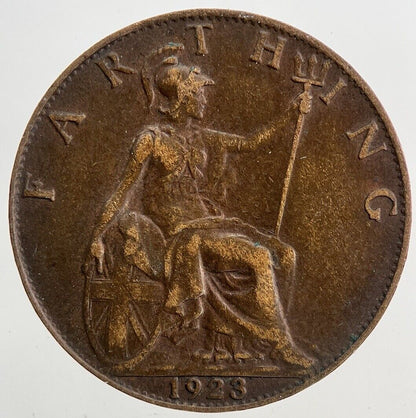 1923 George V Farthing Coin | Fine Collectable Grade