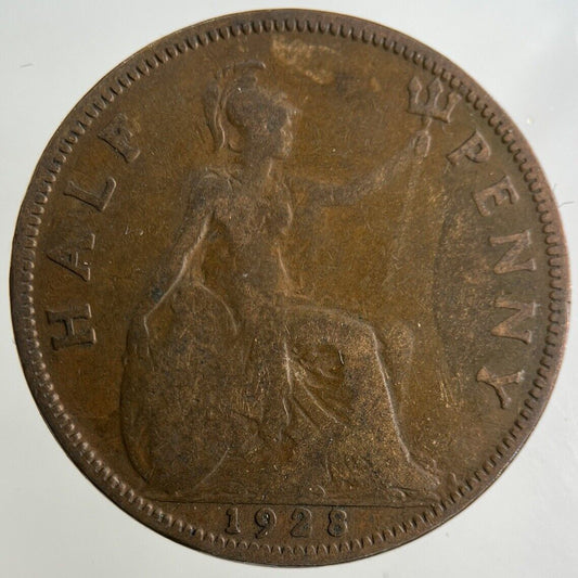 1928 George V Half-Penny Coin | Collectable Grade