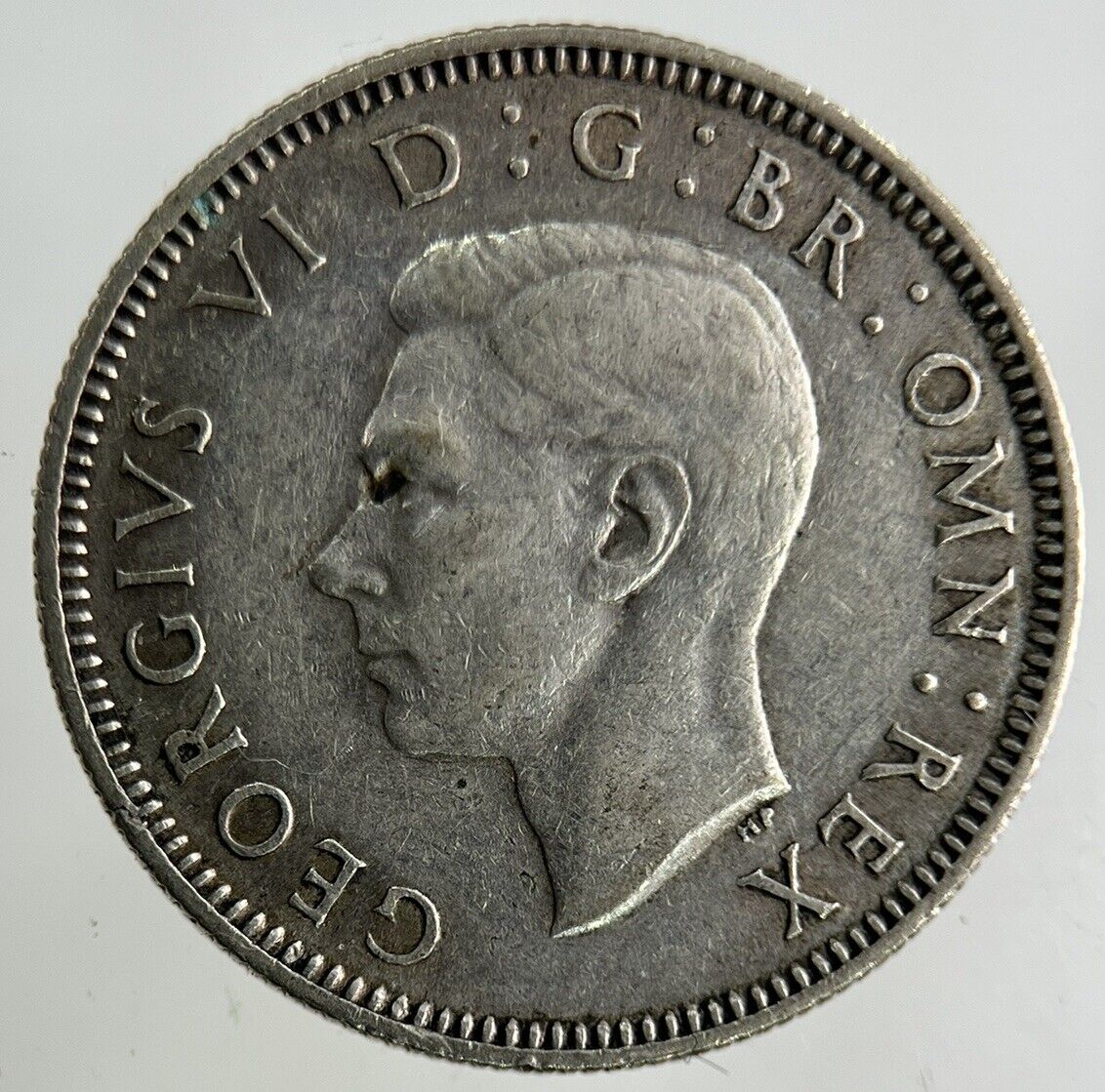 1937 George VI Shilling Silver Coin | Fine Collectable Grade
