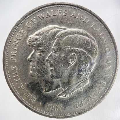 1981 Charles & Diana Wedding Crown British Coin | Very High Grade | a1967