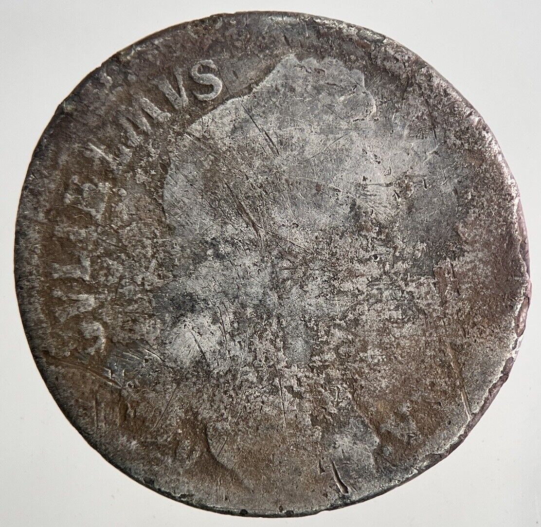 British William III 3rd Shilling British Silver Coin | Fair Grade | a9572