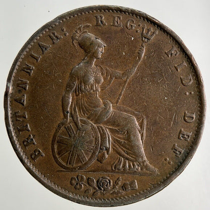 1853 Victoria Half-Penny Coin | Very High Grade