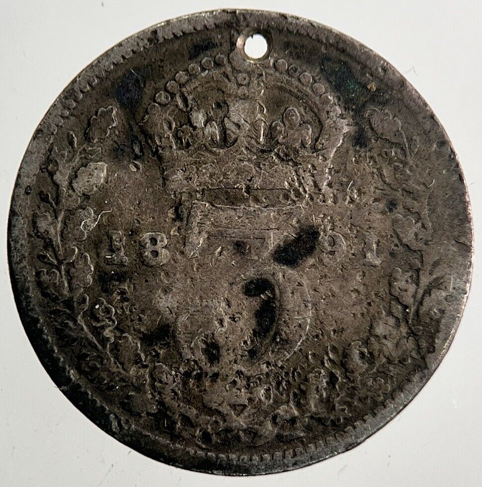 1891 Victoria Threepence Silver Coin | Collectable Grade | a9520