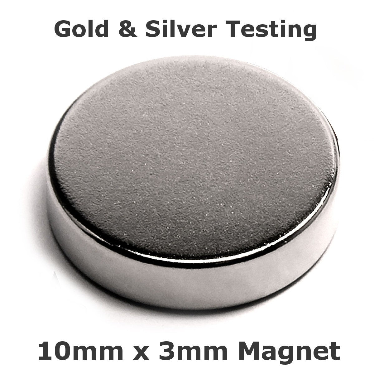 2 x Magnet for Testing Silver & Gold Coin Bars Neodymium Rare Earth 10mm x 3mm