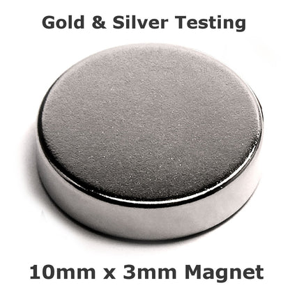 2 x Magnet for Testing Silver & Gold Coin Bars Neodymium Rare Earth 10mm x 3mm