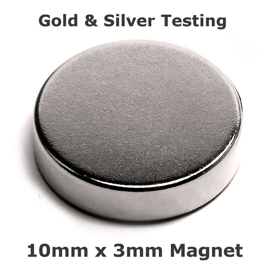 2 x Magnet for Testing Silver & Gold Coin Bars Neodymium Rare Earth 10mm x 3mm