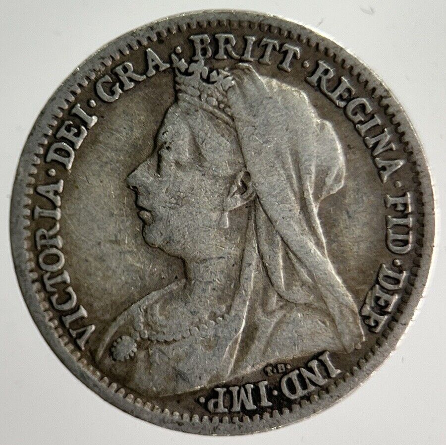 1899 Victoria Threepence Silver Coin | Fine Collectable Grade