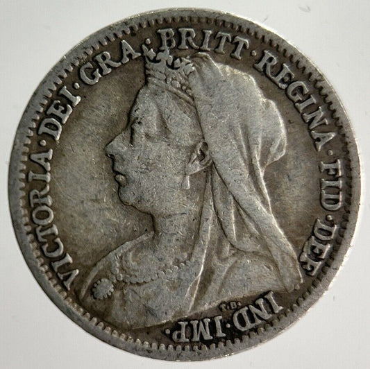 1899 Victoria Threepence Silver Coin | Fine Collectable Grade