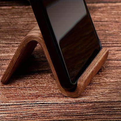 Walnut Colour iPhone Phone Tablet iPad Samsung Galaxy Solid Wood Angle Stand