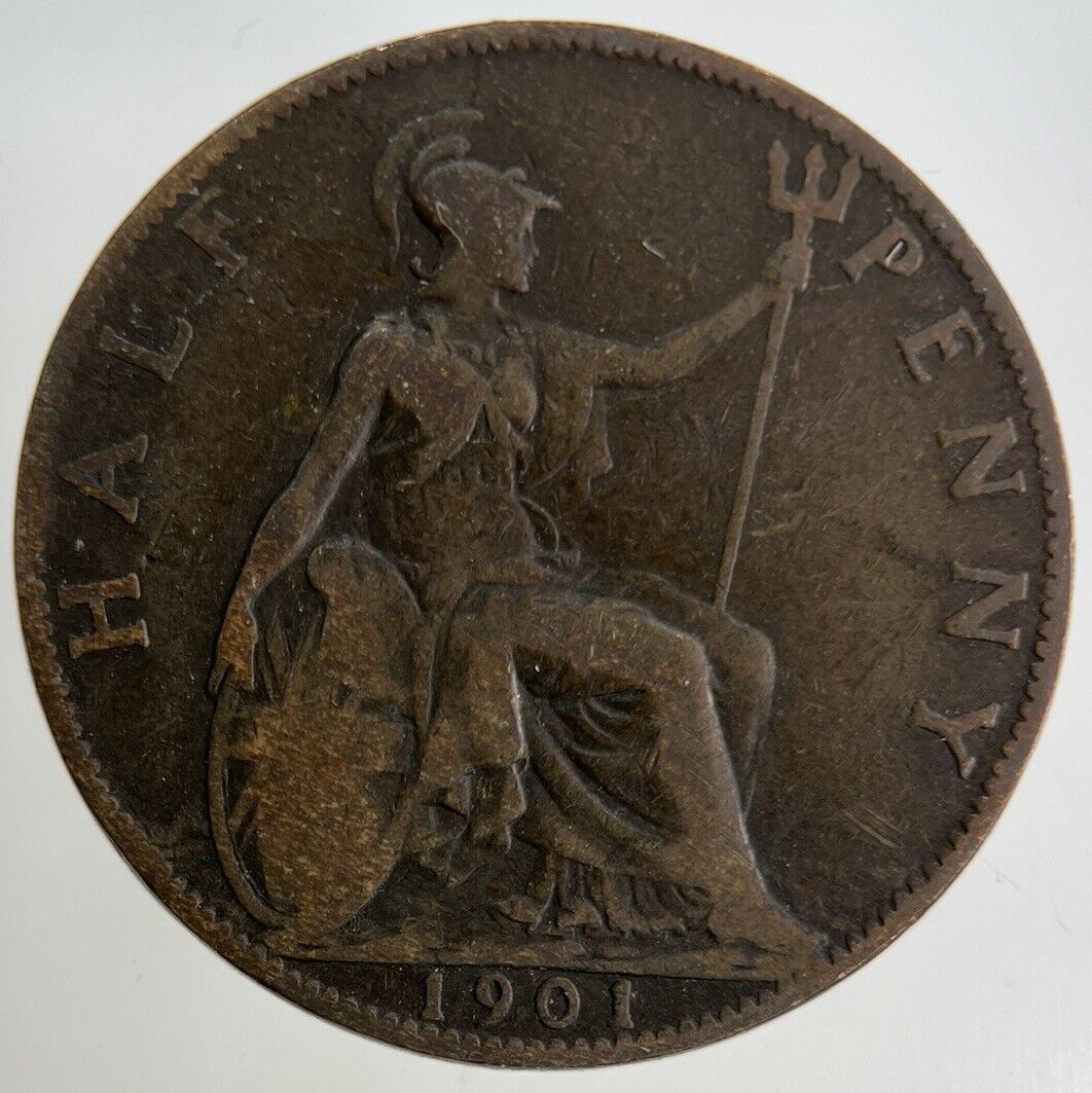 1901 Victoria Half-Penny Coin | Collectable Grade