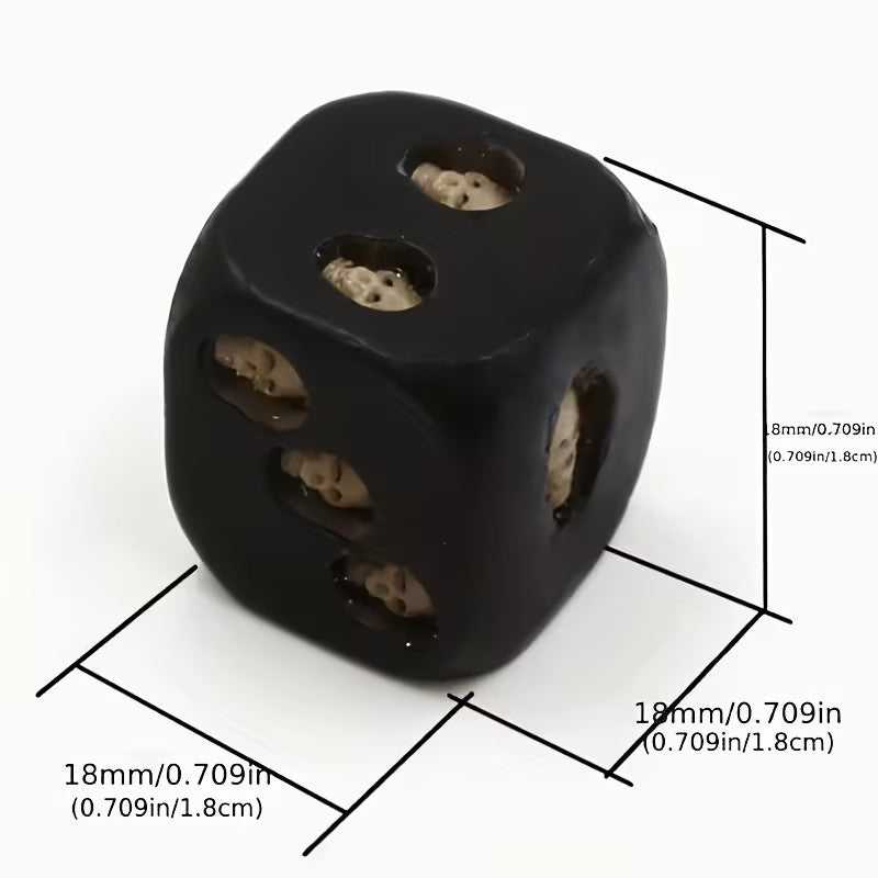 x2 Skull Dice 6 Sided Dices for Dungeons and Dragons RPG Role Playing Board Game