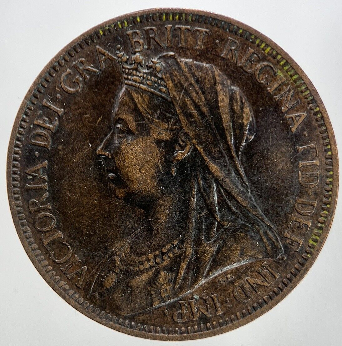 1901 Victoria Half-Penny Coin | Very High Grade