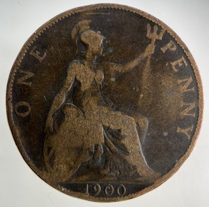 1900 Victoria One Penny Coin | Collectable Grade
