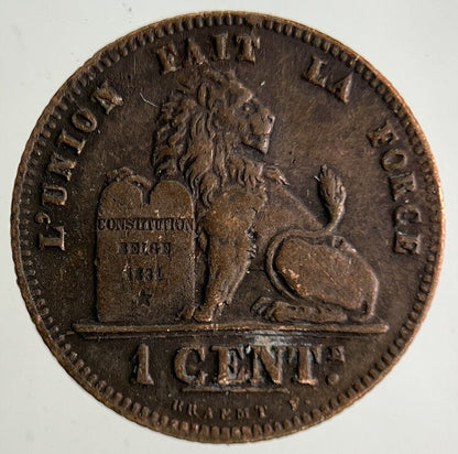 1875 Belgium 1 Centime Coin | Very High Grade