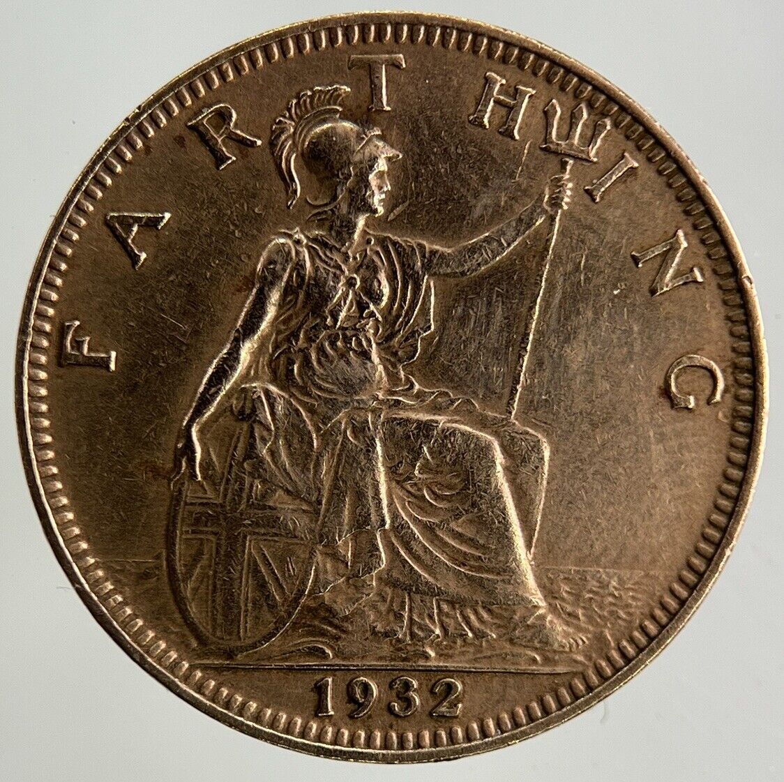1932 George V Farthing Coin | Very High Grade